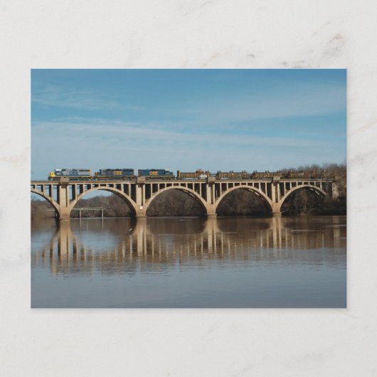 Carte Postale CSX à fredericksburg (Devant)