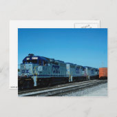 CARTE POSTALE CSX, EMD (Devant / Derrière)