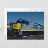 CARTE POSTALE CSX GE B36-7 (Devant / Derrière)