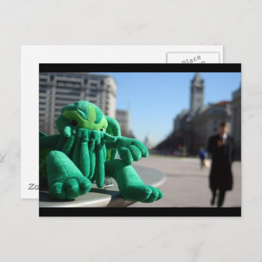 Carte Postale Cthulhu (Devant / Derrière)