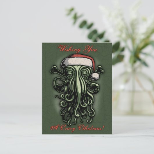 Carte Postale Cthulhu Claus (Debout devant)