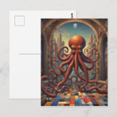 Carte Postale Cthulhu Paradise perdu (Devant / Derrière)