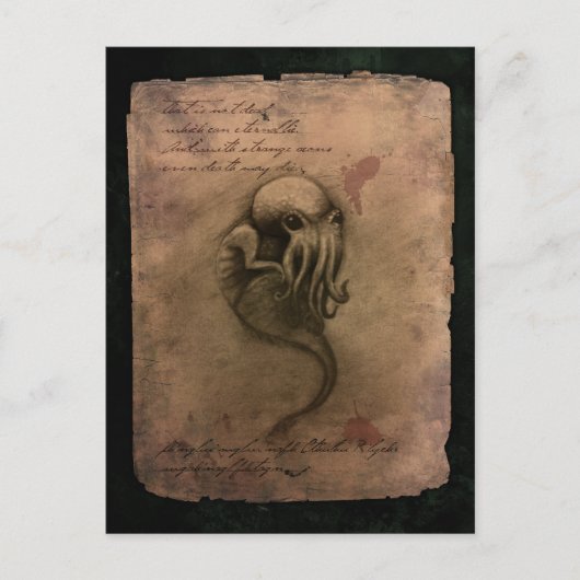 Carte Postale Cthulhu Spawn (Devant)