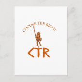 CARTE POSTALE CTR CHOISISSEZ LES FLUX DROITS BYU (Devant)