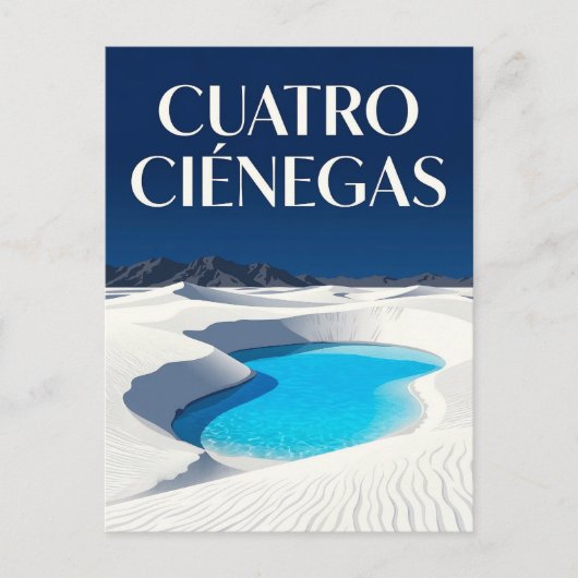 Carte Postale Cuatro Ciénegas (Devant)