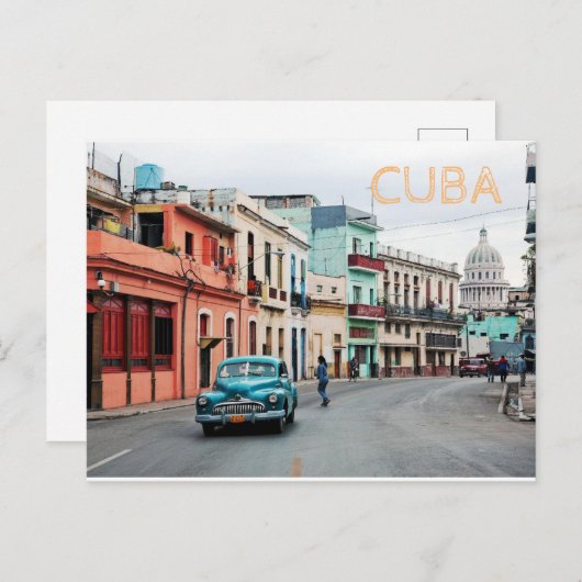 Carte Postale Cuba (Devant / Derrière)