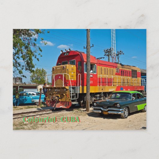 Carte Postale Cuba coloré (Devant)