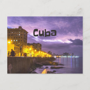 Carte Postale Cuba La Havane La Nuit