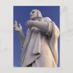 Carte Postale Cuba, La Havane, Sculpture de Jésus.