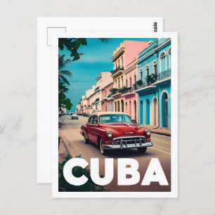 Carte Postale Cuba Lieu de voyage célèbre