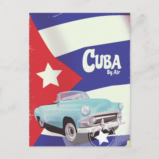 Carte Postale Cuba par avion (Devant)