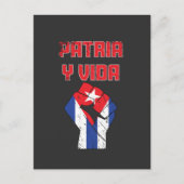 Carte postale Cuba Patria Y Vida (Devant)