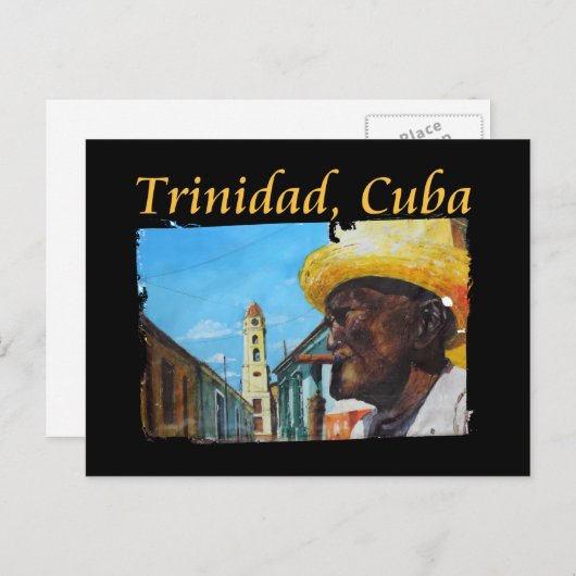 Carte Postale Cuba - Trinidad Art de cigare cubain (Devant / Derrière)