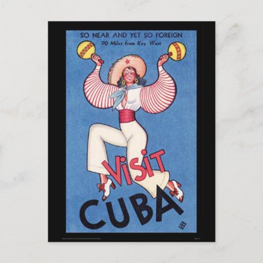 Carte Postale Cuba vintage - (Devant)