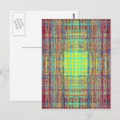 Carte Postale Cube de chaîne de couleur (Devant / Derrière)