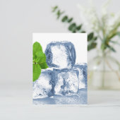 Carte Postale Cube de glace vous-même cool (Debout devant)