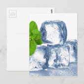 Carte Postale Cube de glace vous-même cool (Devant / Derrière)