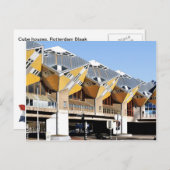 Carte Postale Cube maisons, Rotterdam Blaak (Devant / Derrière)
