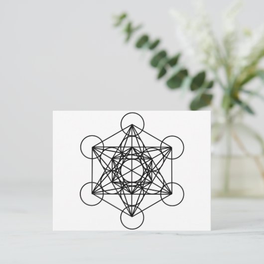 Carte Postale Cube Metatron (Debout devant)