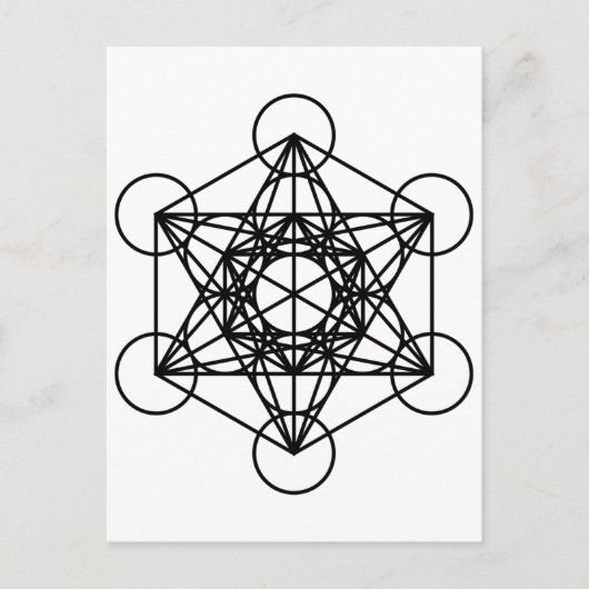 Carte Postale Cube Metatrons (Devant)
