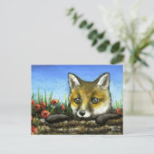 Carte Postale Cube renard (Debout devant)