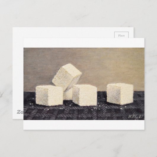 Carte Postale Cubes à sucre (Devant / Derrière)