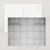 Carte Postale Cubes Abstraits (Devant / Derrière)