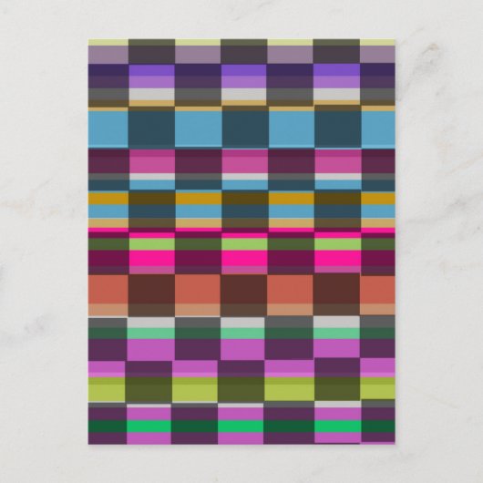 Carte Postale Cubes colorés (Devant)