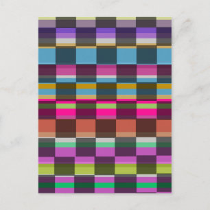Carte Postale Cubes colorés