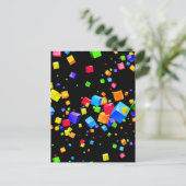 Carte Postale Cubes colorés 2 (Debout devant)