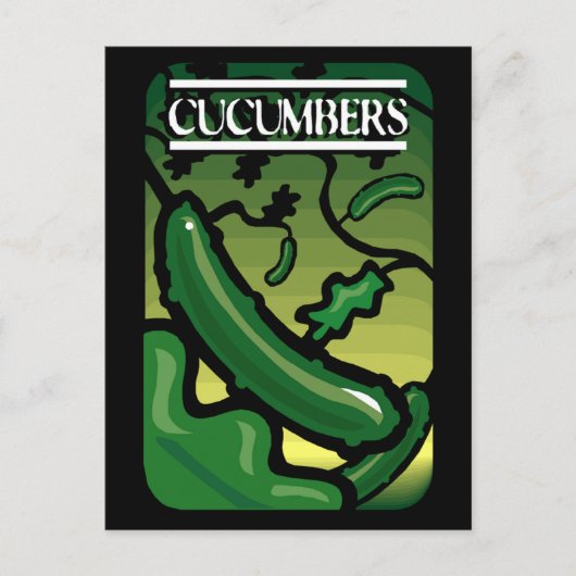 Carte Postale Cucumbers (Devant)