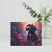 Carte postale Cuddly Canine (Debout devant)