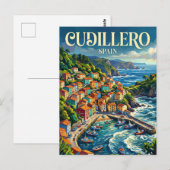 Carte Postale Cudillero Espagne (Devant / Derrière)