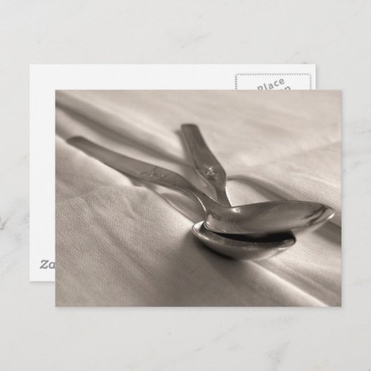 Carte Postale Cuillères (Devant / Derrière)
