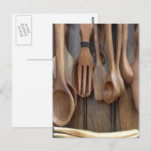 Carte Postale Cuillères en bois (Devant / Derrière)