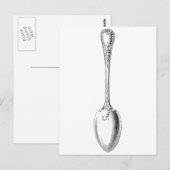 Carte Postale cuillière (Devant / Derrière)