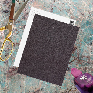 Carte Postale Cuir Brown industriel