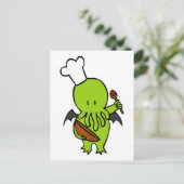 Carte Postale Cuire Avec Le Cthulhu (Debout devant)
