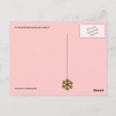 Carte Postale CUISINE AVEC ROSES, Rose noir et blanc (Dos)