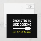 Carte Postale Cuisine de chimie (Devant / Derrière)