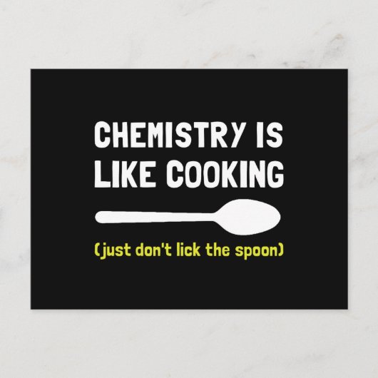 Carte Postale Cuisine de chimie (Devant)