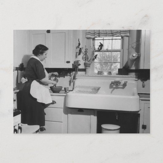 Carte Postale Cuisine de grand-mère - Vintage (Devant)