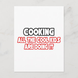 Carte Postale Cuisine...Enfants Cool