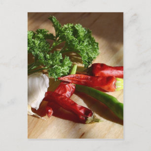 Carte Postale Cuisine épicée