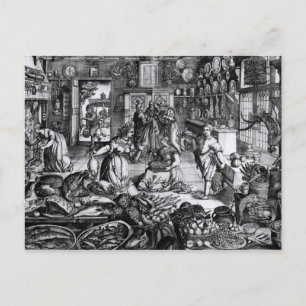 Carte Postale Cuisine intérieure