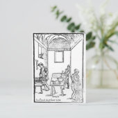 Carte Postale Cuisine médiévale (Debout devant)