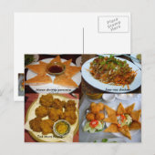 Carte Postale Cuisine thaïe (Devant / Derrière)