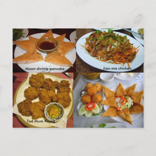Carte Postale Cuisine thaïe (Devant)