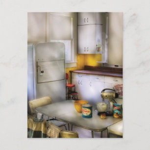 Carte Postale Cuisine - Une cuisine des années 60