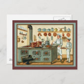 Carte Postale Cuisines vintages dans la cuisine (Devant / Derrière)